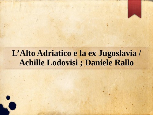 Alto adriatico la - adriatico, ex
